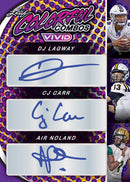 2024 Leaf Vivid Football Hobby Trading Card Box 5 Autographs
